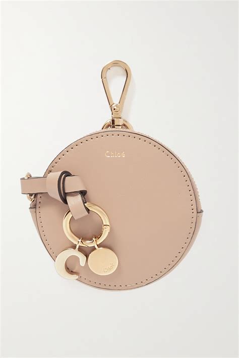 CHLOÉ Alphabet small leather coin purse 